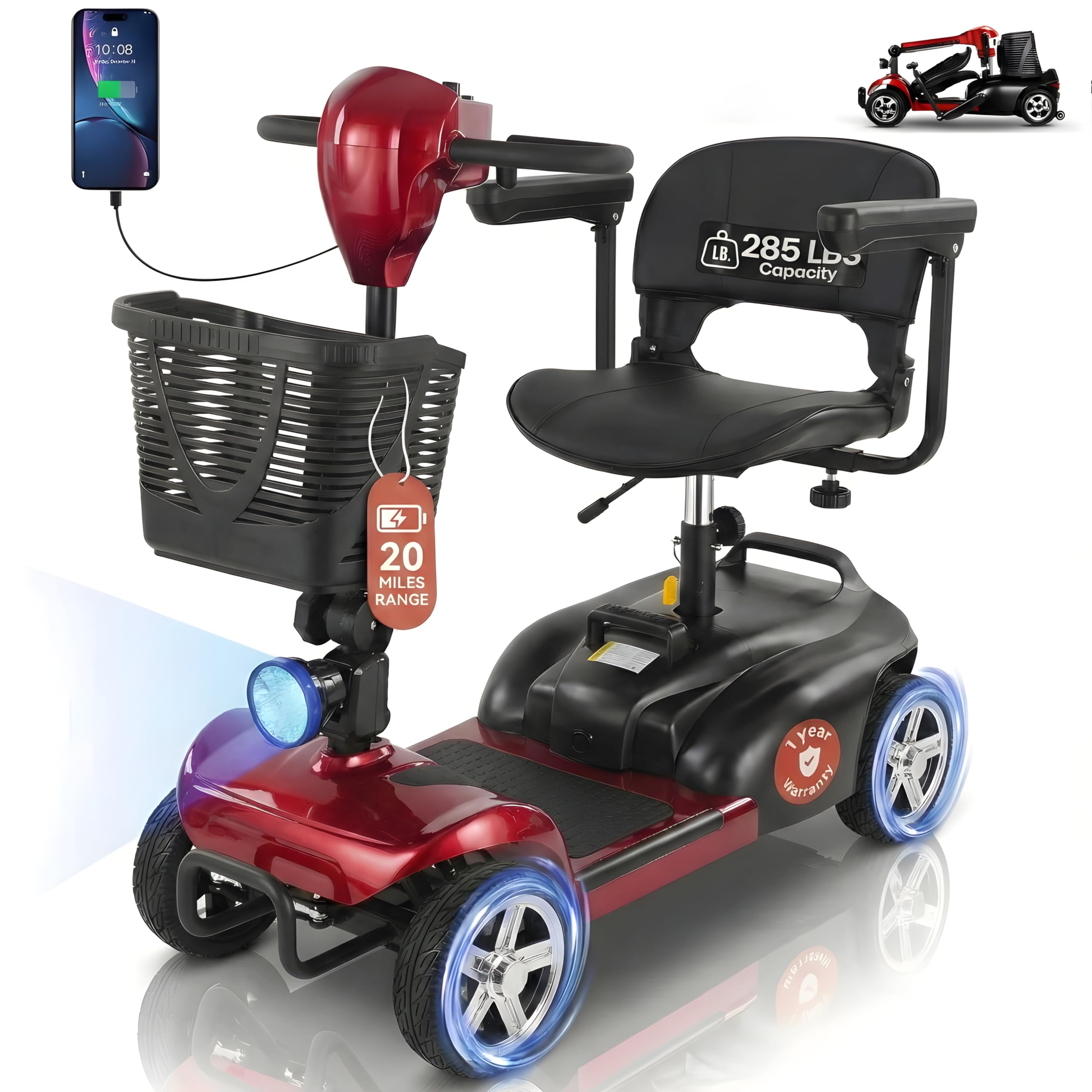 DECOMIL Mobility Scooter