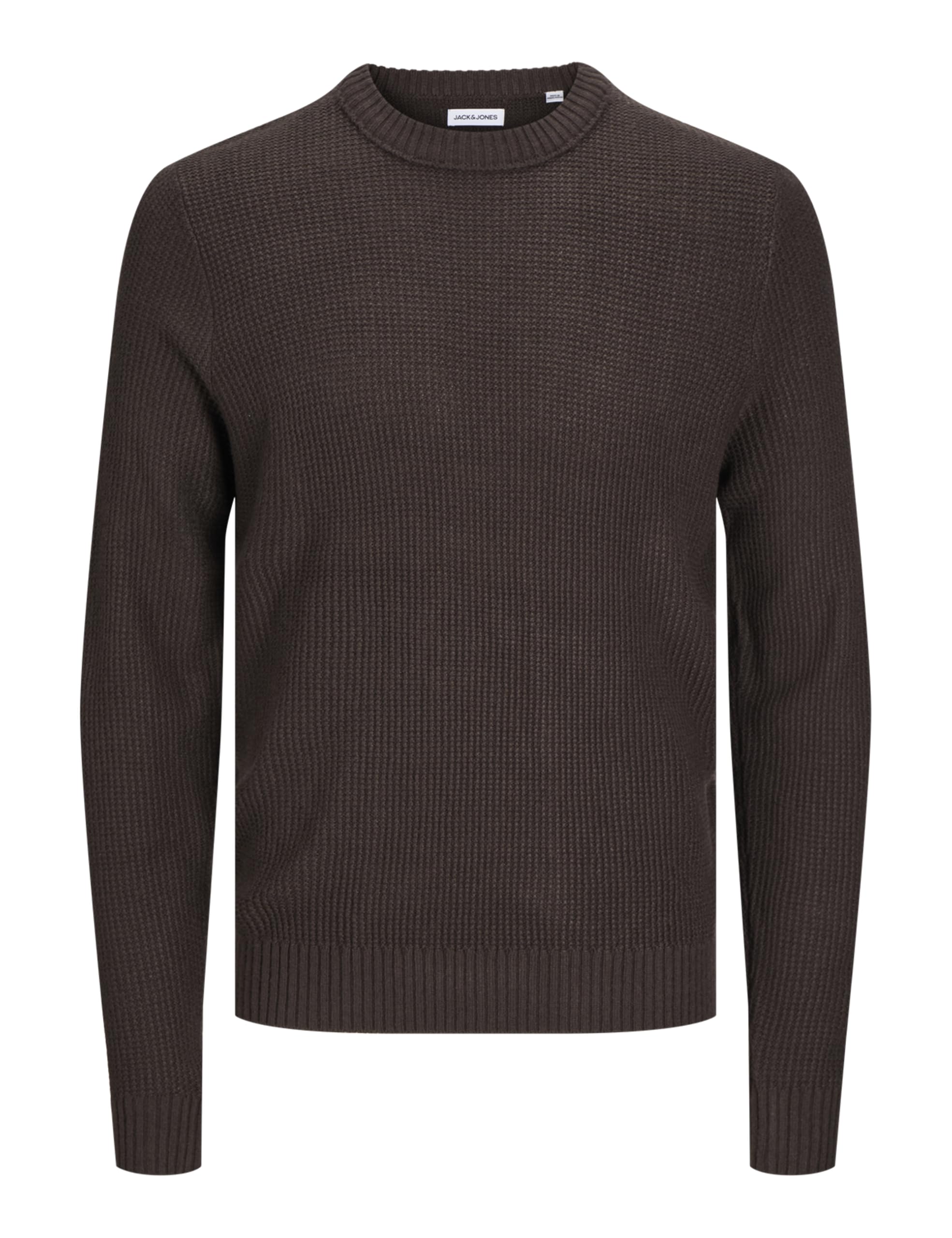 Jack & Jones Men's Mulch Jjroy Knit Crew Neck Jumper, L