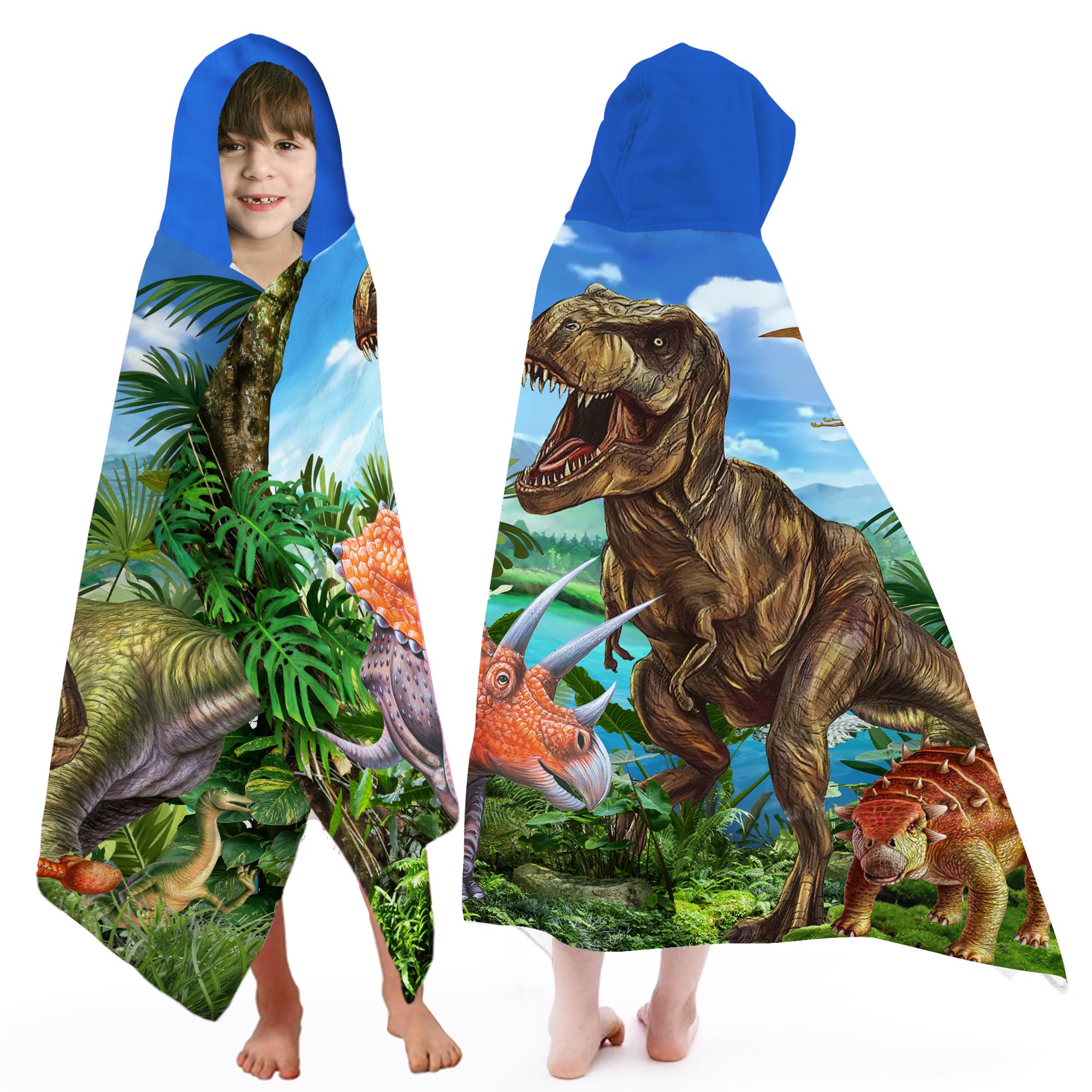 Amazon.com: Unibyby Dinosaur Hooded Towel, Dinosaur Beach Towel