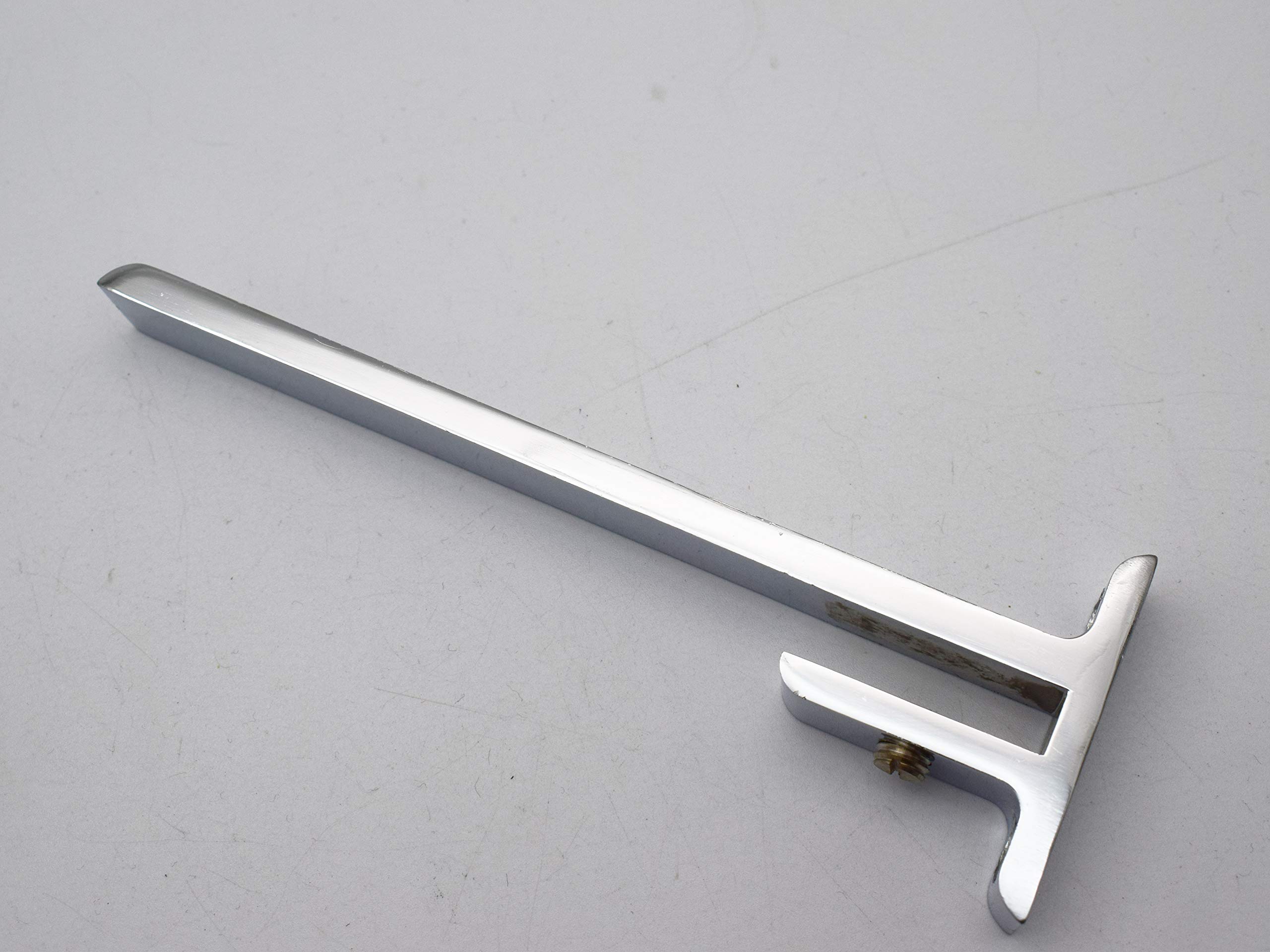 RAB F Bracket Light Aluminum for Glass Shelf (Code:- F BKT ALU, Size- 12mm, 6 inch, Finish- CP, Pack of 2 PCS)-image-42
