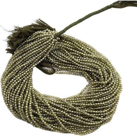 Faceted Crafting Gemstone Beads with Cubic Zirconia: Necklace & Bracelet Jewelry DIY