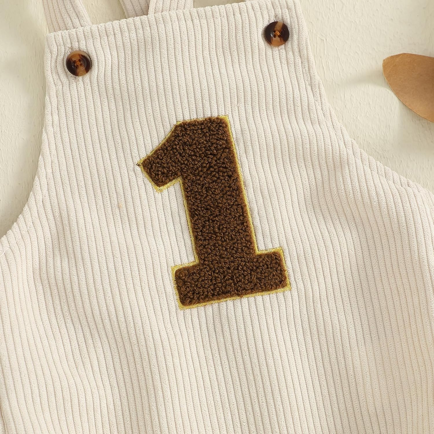 Baby Boy Girl First Birthday Overalls One Year Old 1st Birthday Overall Romper Corduroy 1 Rompers Clothes Outfit - Image 6