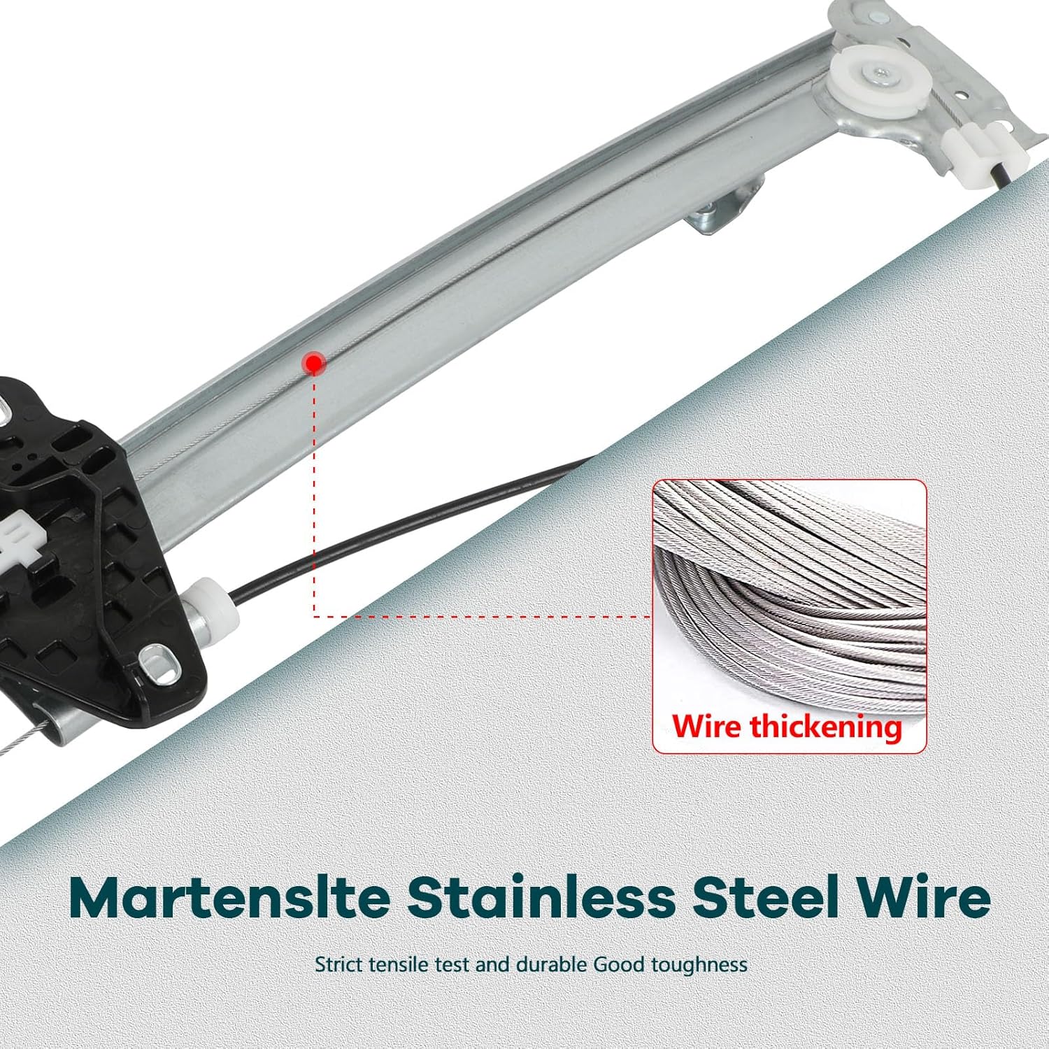 FINDAUTO Front Right Side Power Window Regulator with Motor Replacement for 2009-2014 for Acura TSX, 72210-TL0-003,72210TL0003,72210 TL0 003