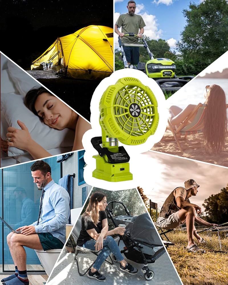 ❤️fanbim❤️ Amazon.com: Taingwei Portable Clip on Fan for Ryobi 18v