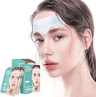 10pcs Forehead Wrinkle Patches Facial Wrinkle Patches Anti-Wrinkle Pads Smoothing Forehead Wrinkle Stickers Forehead Lines Age Lines Resistant Masks Wrinkle Remover Strips for Women and Men