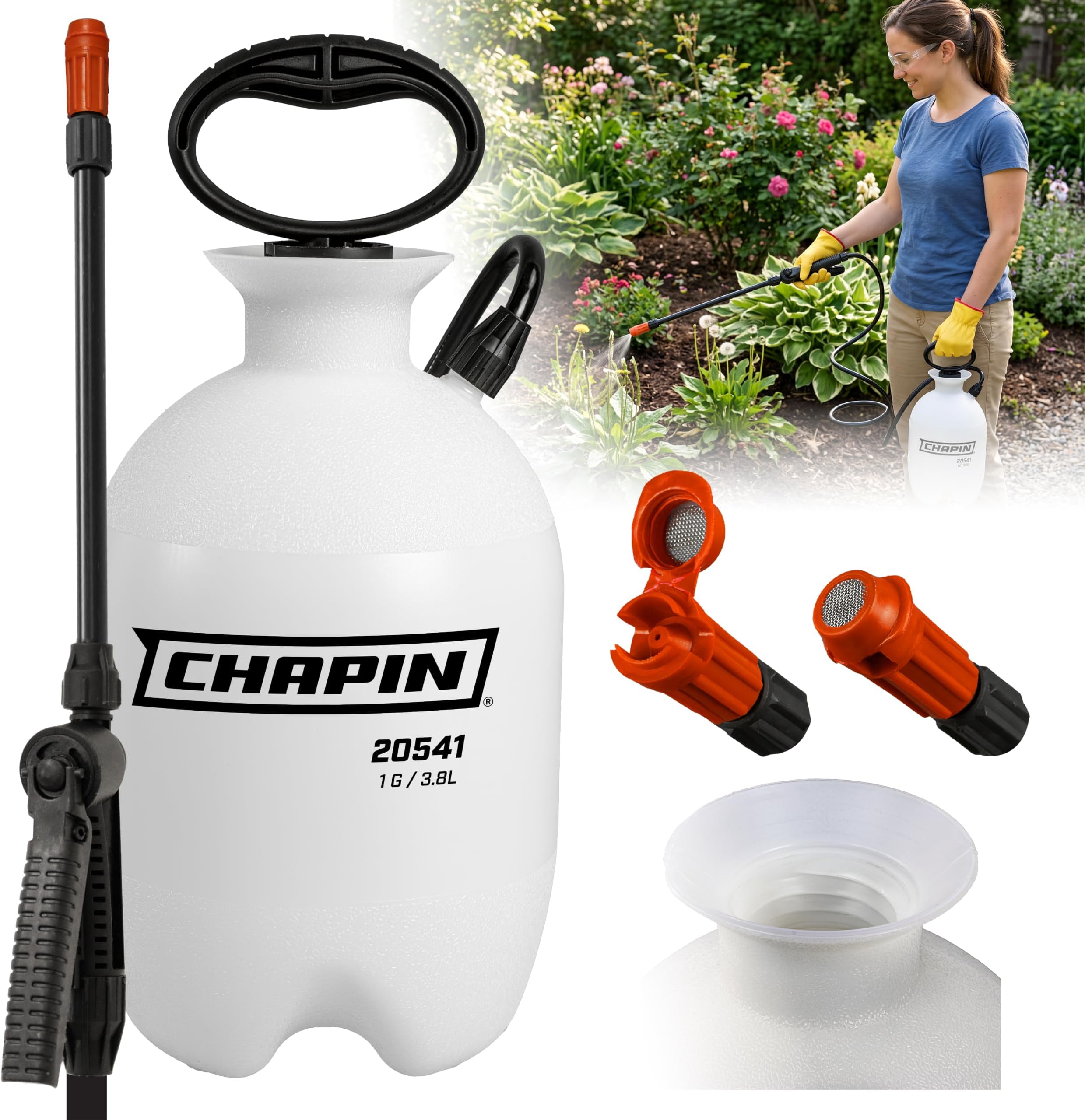 CHAPIN 20541 1-Gallon Foaming Pump Sprayer for Lawn & Garden