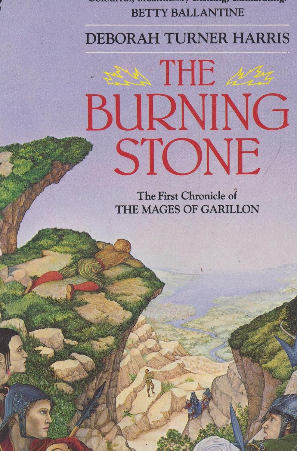 The Burning Stone Turner Harris, Deborah 9780708882535 Books