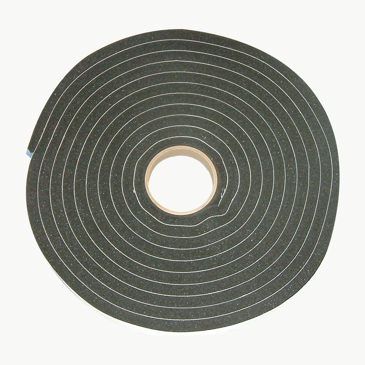 JVCC Low-Density PVC Foam Tape [Single-Sided, Closed Cell] (SCF-01): 1-1/2 in. x 300 in. x 1/2 in. Thick (Black)