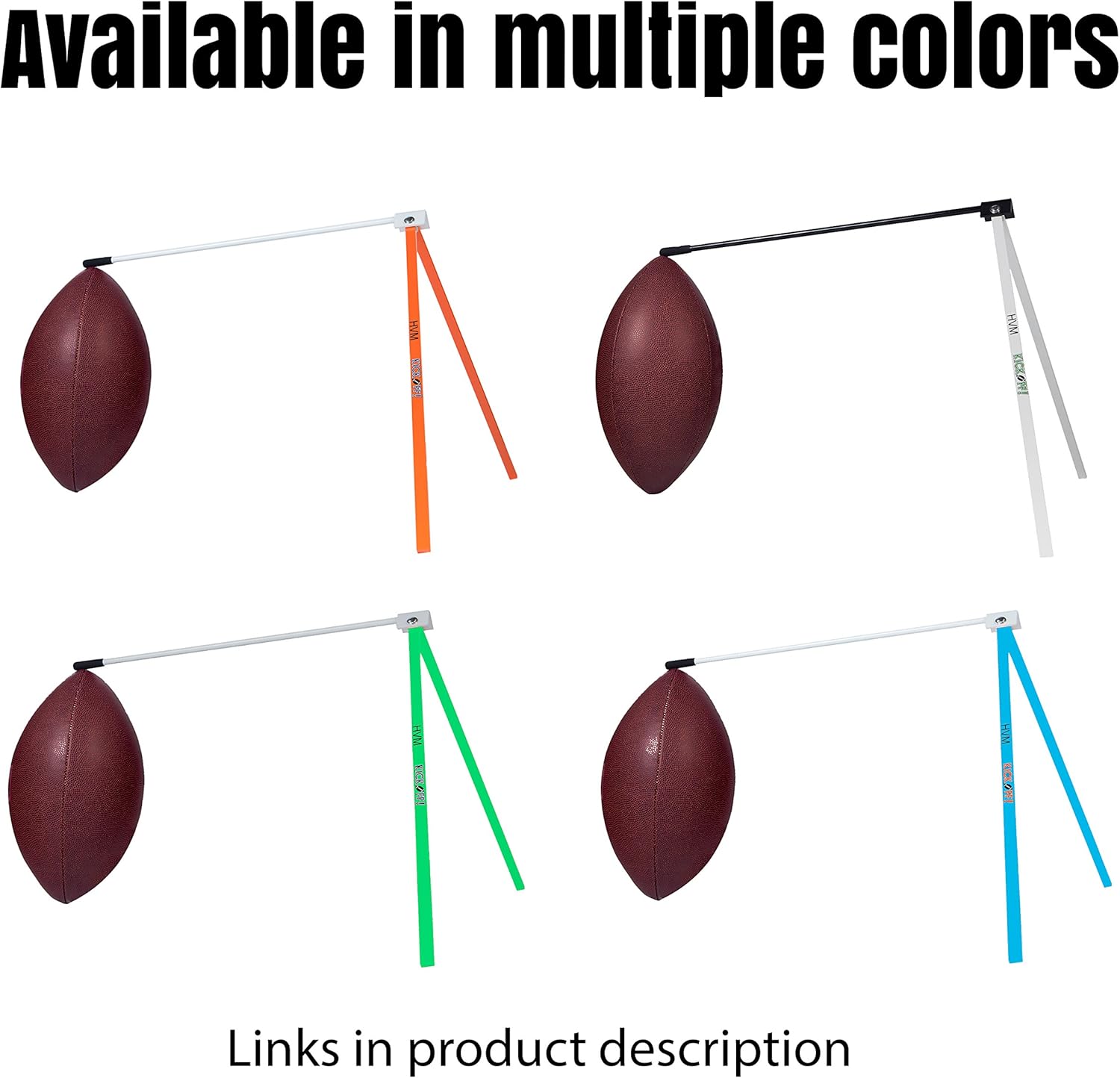 Kickoff! Football Holder --- Football Place Holder Kicking Tee -- Use with Foot ball Field Goal Post or Football Kicking Net (Green and Silver) : Sports & Outdoors