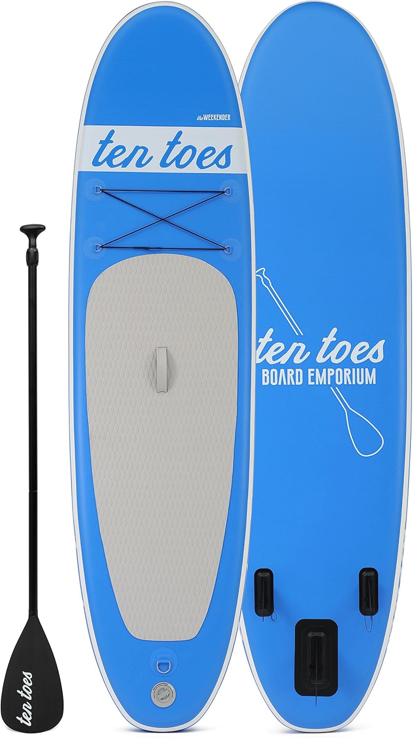 Retrospec Weekender 10' Inflatable Stand Up Paddleboard Bundle