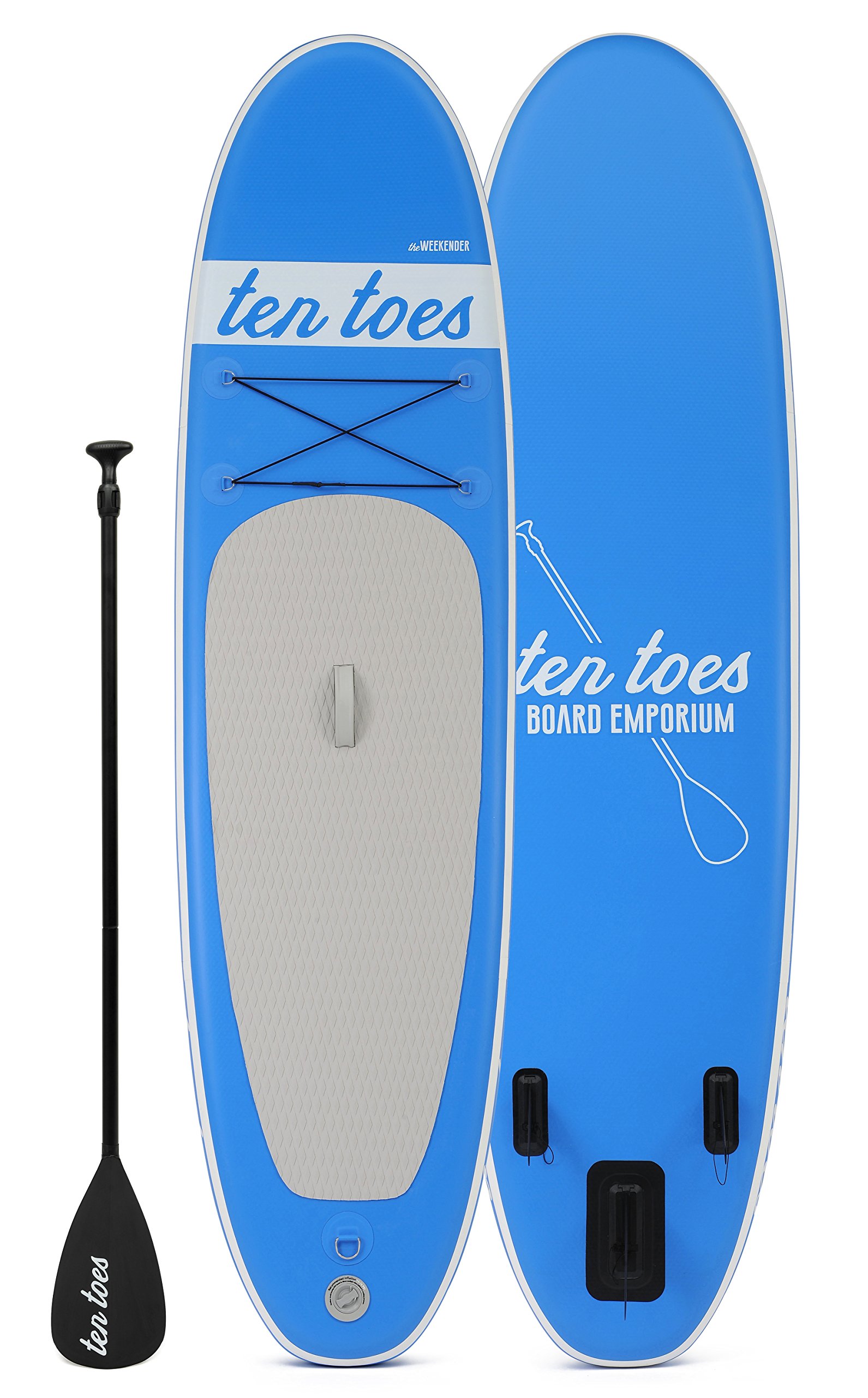 Retrospec Weekender 10' Inflatable Stand Up Paddleboard Bundle