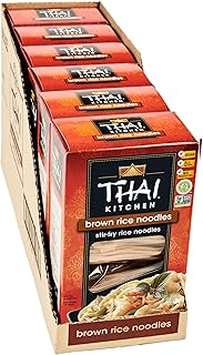 Thai Kitchen Gluten Free Brown Rice Noodles, 8 oz (Pack of 6)