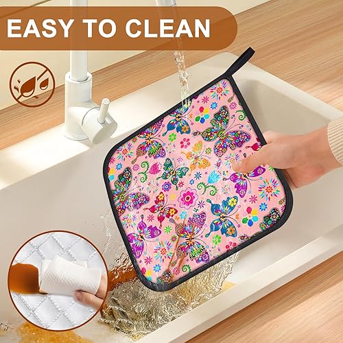 Miniatura 6 de Soportes para ollas, 2 unidades para cocina, almohadillas calientes resistentes al calor para cocinar, asar a la parrilla, hornear, barbacoa,