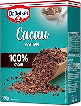 Dr. Oetker Cacau em Pó Solúvel, 100% Cacau, Para Saborosas Receitas de Bolos, Tortas, Brigadeiros e Sobremesas com Chocolate, 150g