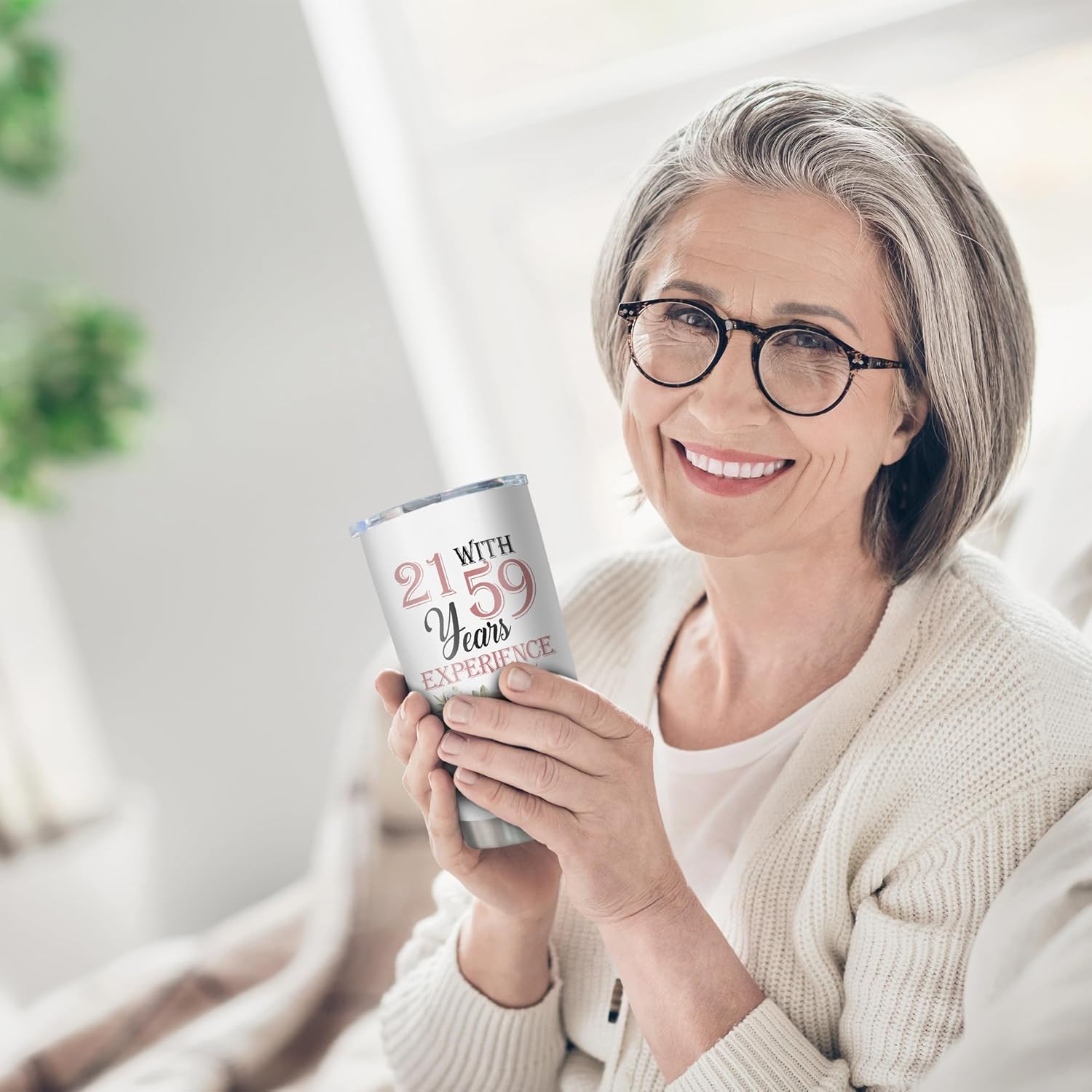 80th Birthday Gifts For Women, Gift For Turning 80, 1945 Gifts For Women, 80th Tumbler (20oz) - Image 3