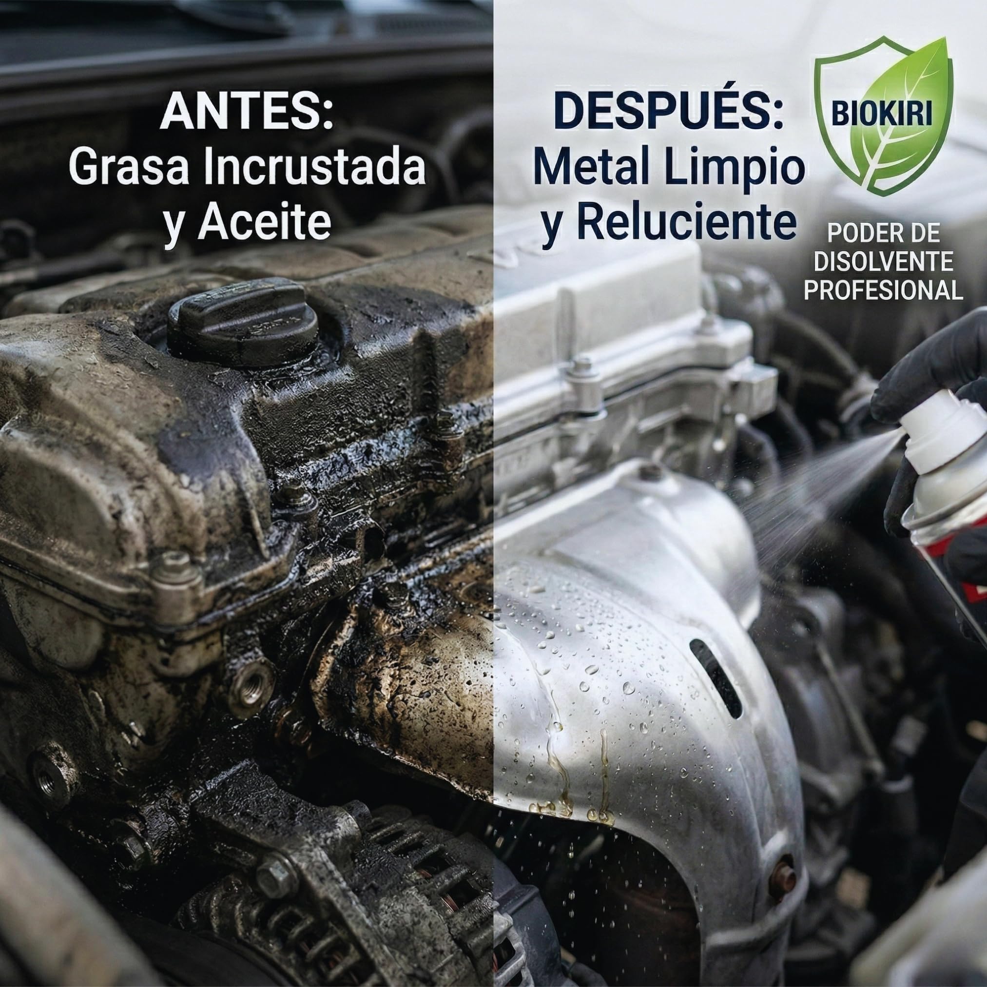 Spray Limpiador Desengrasante Motor Coche · Datacol Sin Residuos · Bote Spray 1 Ud 400ml · Talleres y Piezas