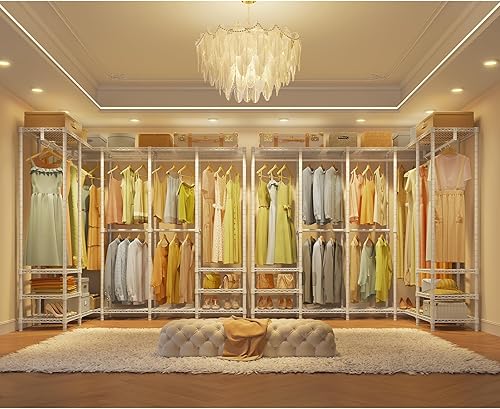 Miniatura 2 de VIPEK V60 - Perchero portátil extragrande para armario independiente, resistente para colgar ropa, organizador de almacenamiento para dormitorio