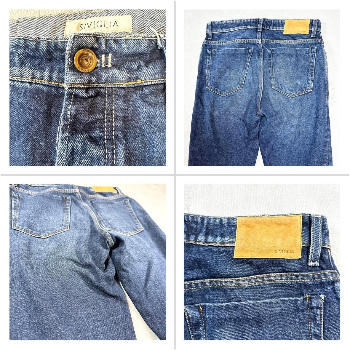 シビリア ストレートデニム パンツ メンズ 31 インディゴ イタリア