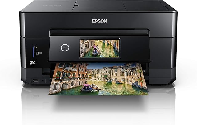 Epson Expression Premium XP-7100 Print/Scan/Copy Wi-Fi Printer, Black, Amazon Dash Replenishment Ready