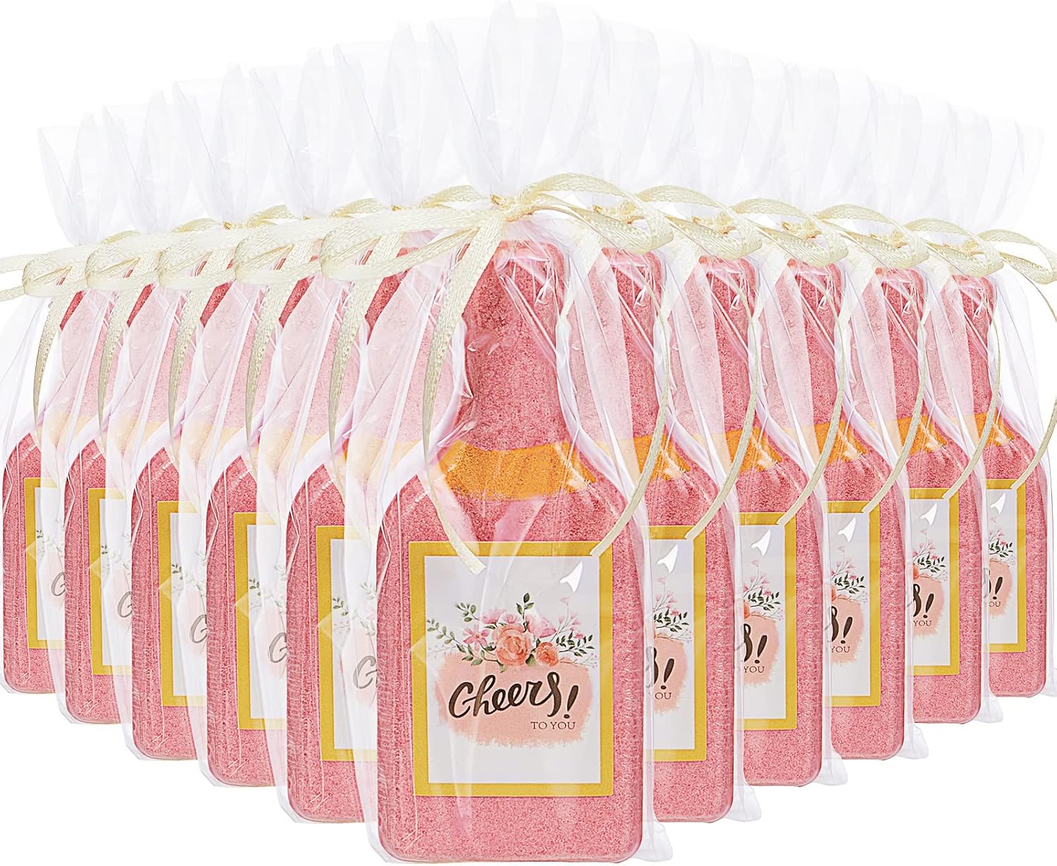 24 Pieces Champagne Bath Bomb Gift Set Wedding Bath Bombs