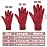 Patelai 3 Pairs Microfiber Plant Dusting Gloves Leaf Cleaning Gloves for Indoor Plants, Blinds, Furniture, House(Medium,Brown, Dark Green, Dark Red)