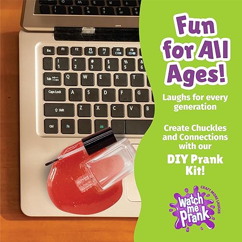 Miniatura 7 de WatchMePrank - Kit de bromas de esmalte de uñas  Auténtico derrame de esmalte de uñas falso  Bromas para niños  Bromas para adultos  Caja de regalo