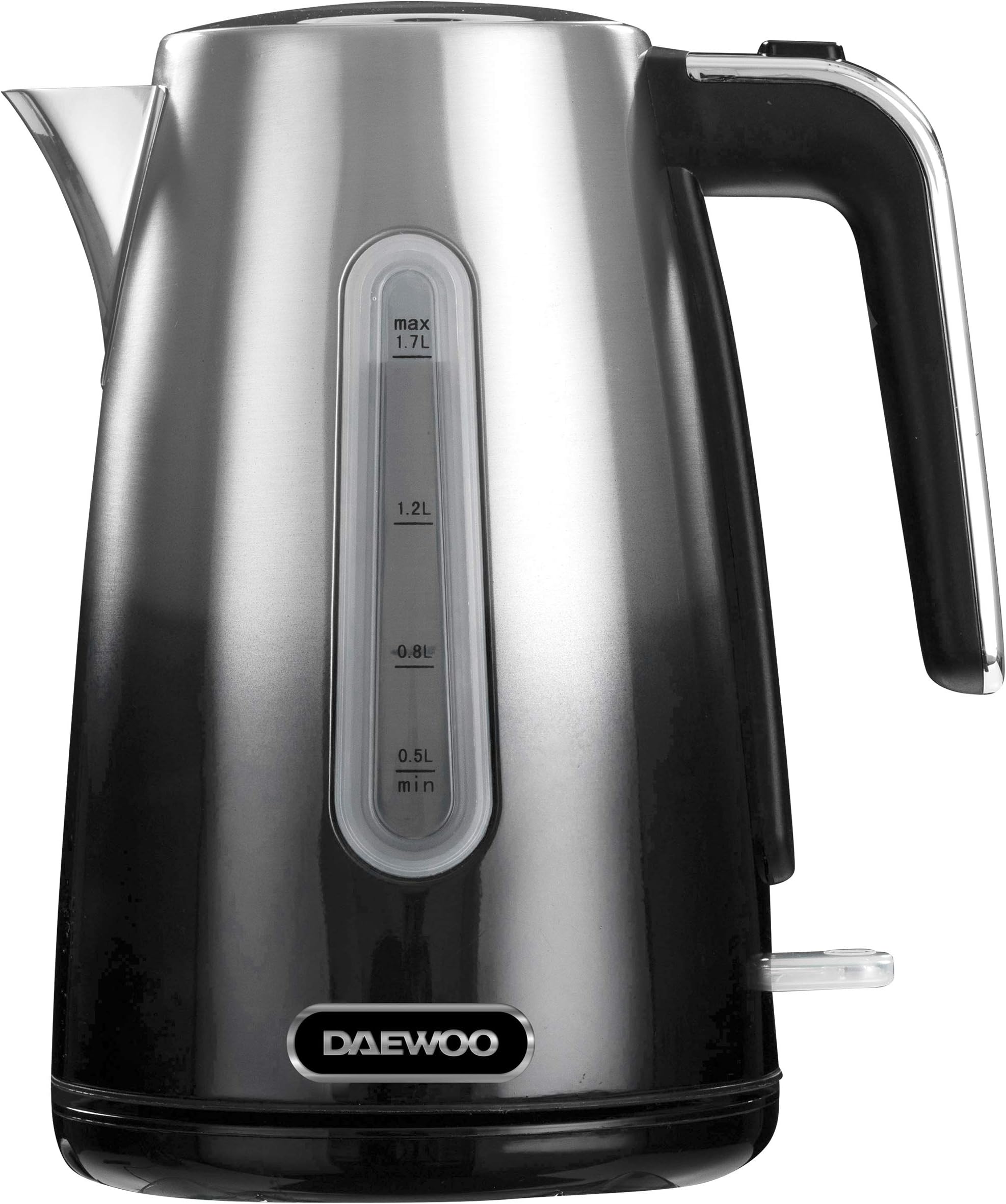 Daewoo SDA1836 Callisto Mirror Finish 1.7L Kettle, Removable & Washable Limescale Filter, Fully Rotational Base, Concealed Heating Element- Ombre Effect