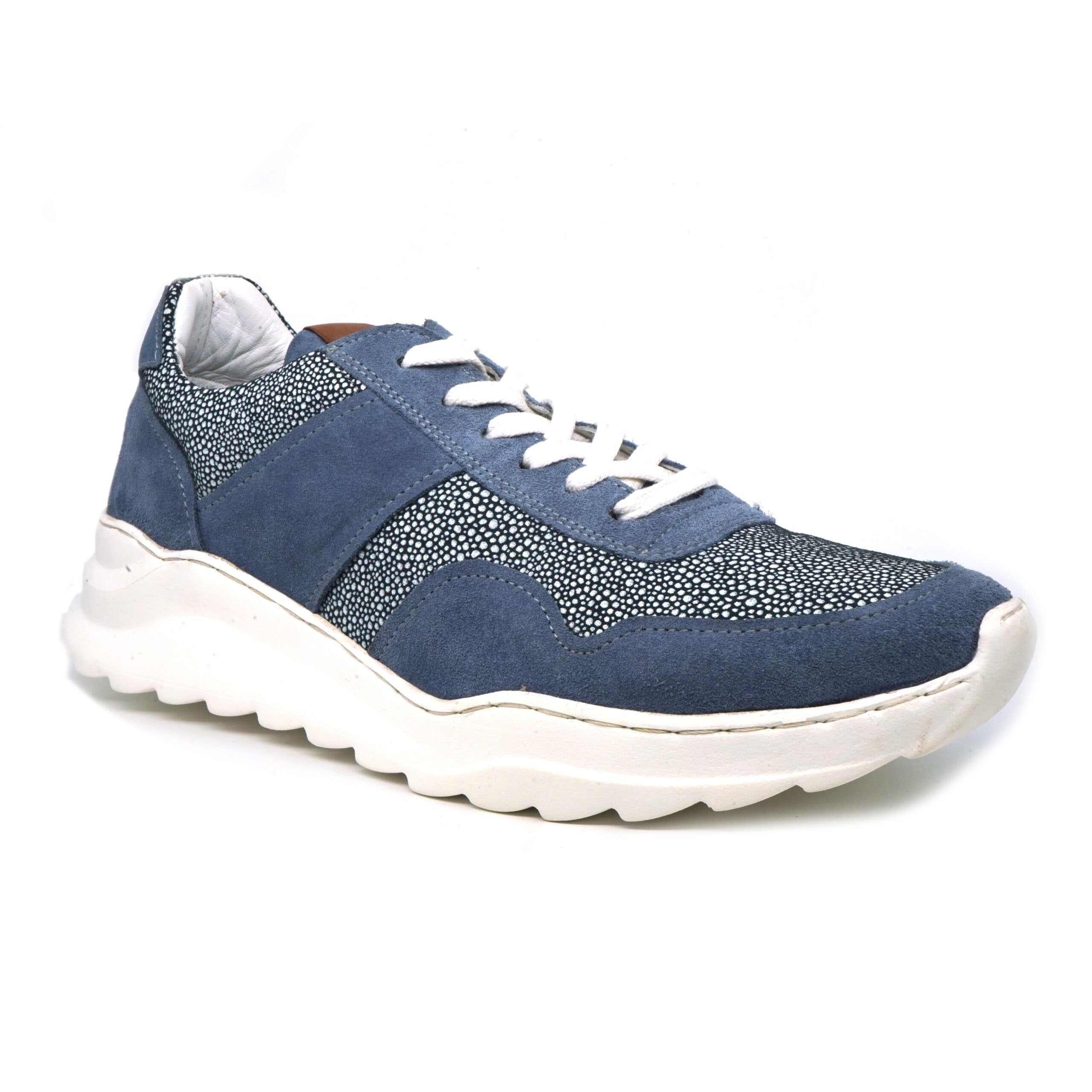 AuriannLeather Sports Shoes Navy Blue