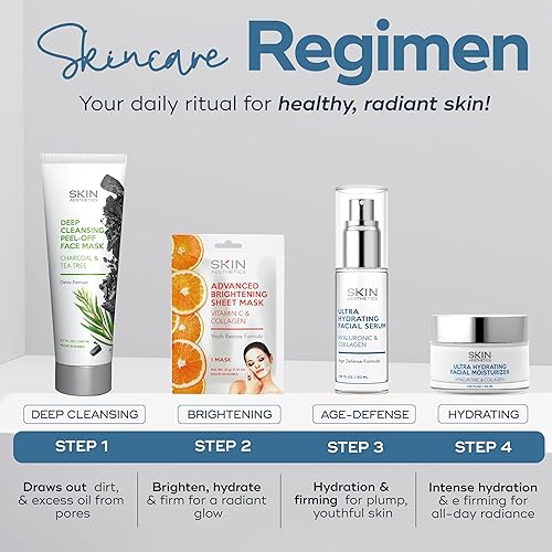 Miniatura 6 de Skin Aesthetics Hidratante facial con ácido hialurónico y colágeno, antienvejecimiento, ultra hidratante, líneas finas y arrugas, cuidado de la piel