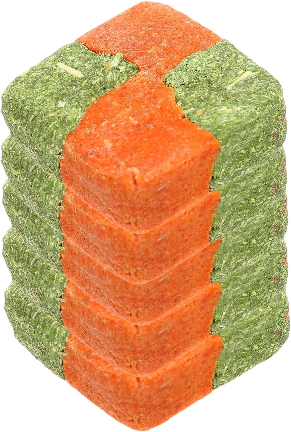 5Pcs Natural Grass Cakes Bunny Chew Rabbit Treats Guinea Pig Snacks Timothy Hay Dental Chewing Blocks for Small Pets