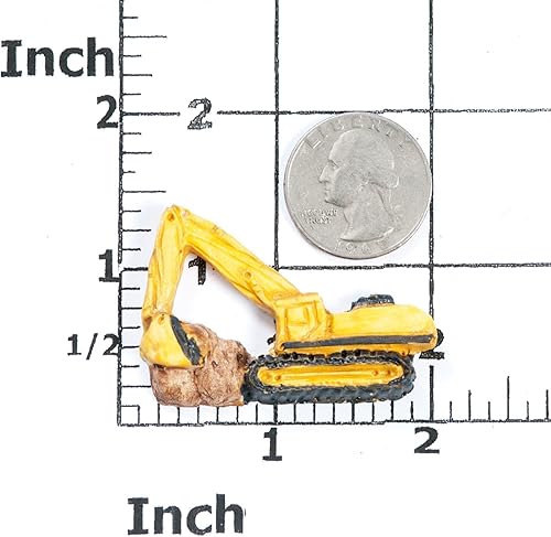 Miniatura 2 de Molde de silicona para excavadora pequeña, fondant seguro para alimentos, resina, molde de arcilla polimérica. Flexible y fácil de usar. Moldes para