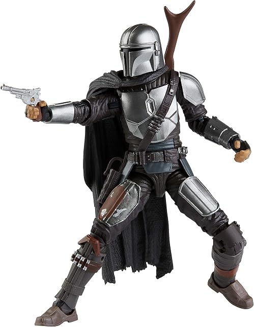 Star Wars The Black Series The Mandalorian Toy 6-Inch-Scale Collectible Action Figure, Toys For Kids Ages 4 and Up