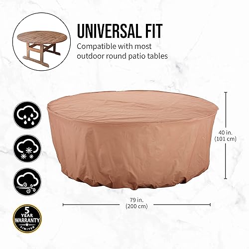 Miniatura 2 de Hoan Cubierta de mesa redonda para barbacoa