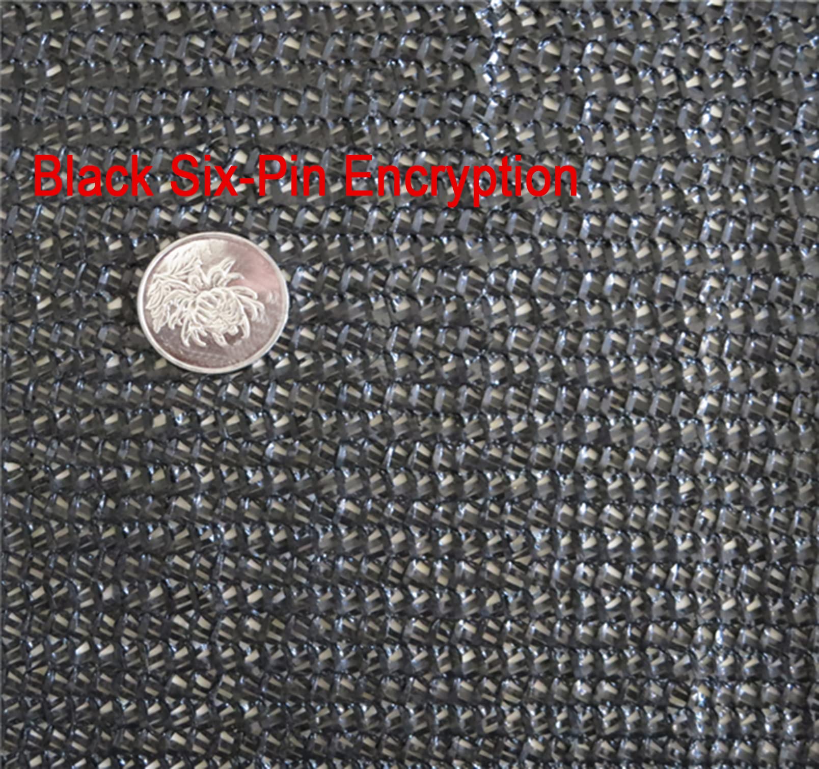 Outdoor e Cloth, tessuto a baldacchino in resina resistente agli strappi, 75%, rete solare a 6 pin per serre, balconi, giardini, con occhielli (6 x 6 m / 19.7x19.7ft)