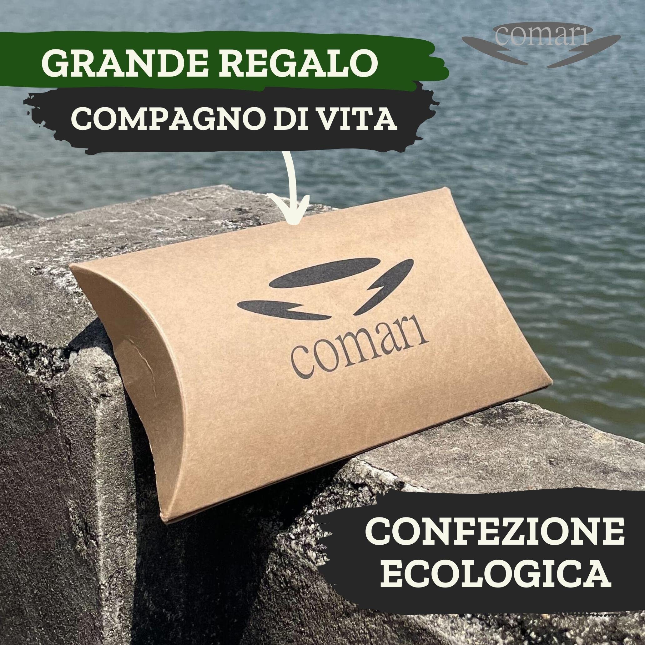 Premium Porta-Tabacco in Pelle con incisione, 2 Scomparti Extra per Cartine Doppia e Filtri, Bottoni Magnetici, Astuccio Tabaco Cuoio(Marrone Vintage)