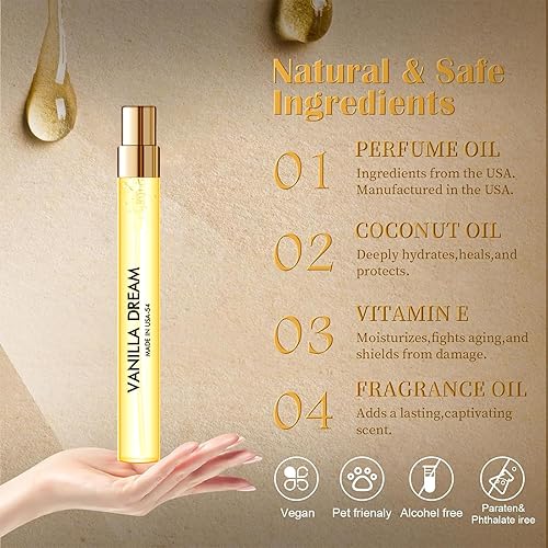 Miniatura 6 de PUREU Perfumes de feromonas para mujeres y hombres, aceites de perfume de feromonas de larga duración de vainilla ámbar, colonia para hombres, ideas