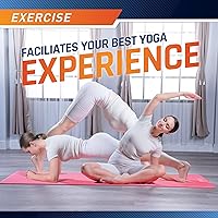 Vista 7 de Circuit Fitness by Marcy Non-Slip Multi-Purpose Exercise Yoga Mats with Carrying Strap Multi-Thickness, Multi-Color Options