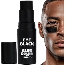 Blue Squid PRO Eye Black Anti Glare Sports Stick for Football, Baseball Accessories, Softball Stuff, Black Face Paint Stick - Waterproof Body Paint Baseball, Softball Hypoallergenic Non-Toxic 2 pack