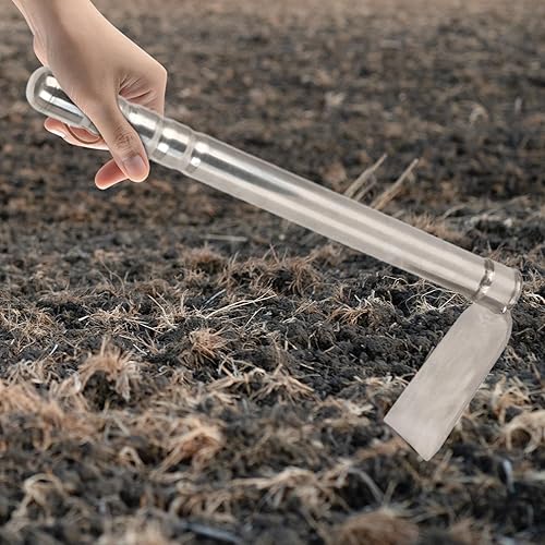 Miniatura 4 de Herramienta de cultivador de mano de jardinería de acero inoxidable multifuncional de 15.1 pulgadas de largo herramienta de cultivo para
