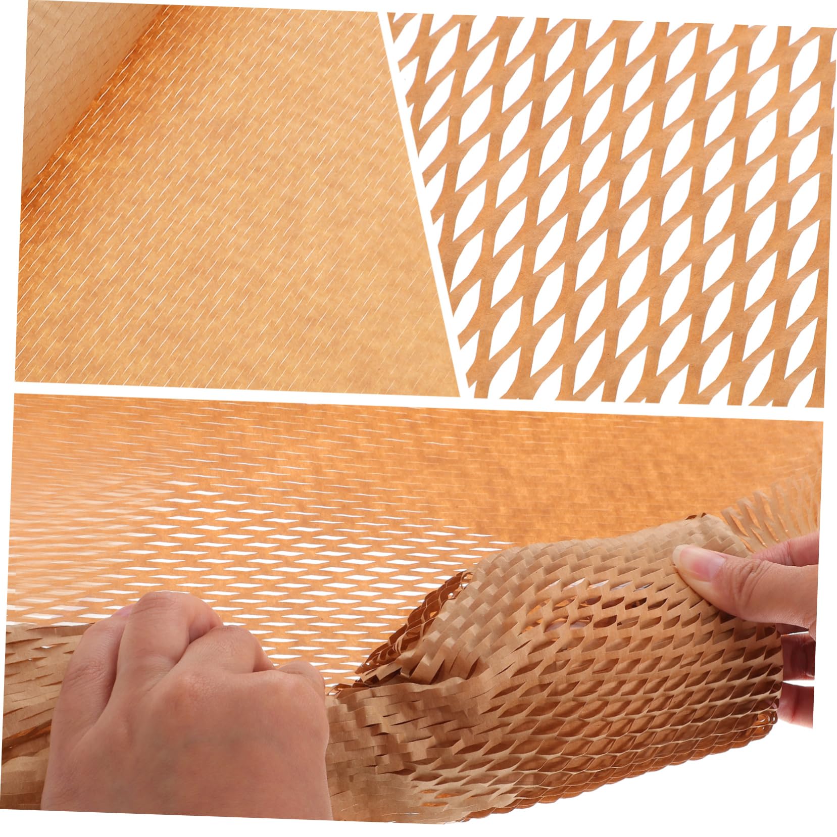 Zerodeko Rouleau de Papier D'emballage Alvéolé Coussin Enveloppant 1 Roll Protection Résistant aux Dommages Emballage de Colis pour Verres et Assiettes