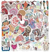 Vista 7 de Anatomy Pun Stickers Human Anatomy Sticker Water Bottle Stickers for Teens Waterproof Vinyl(50Pcs)