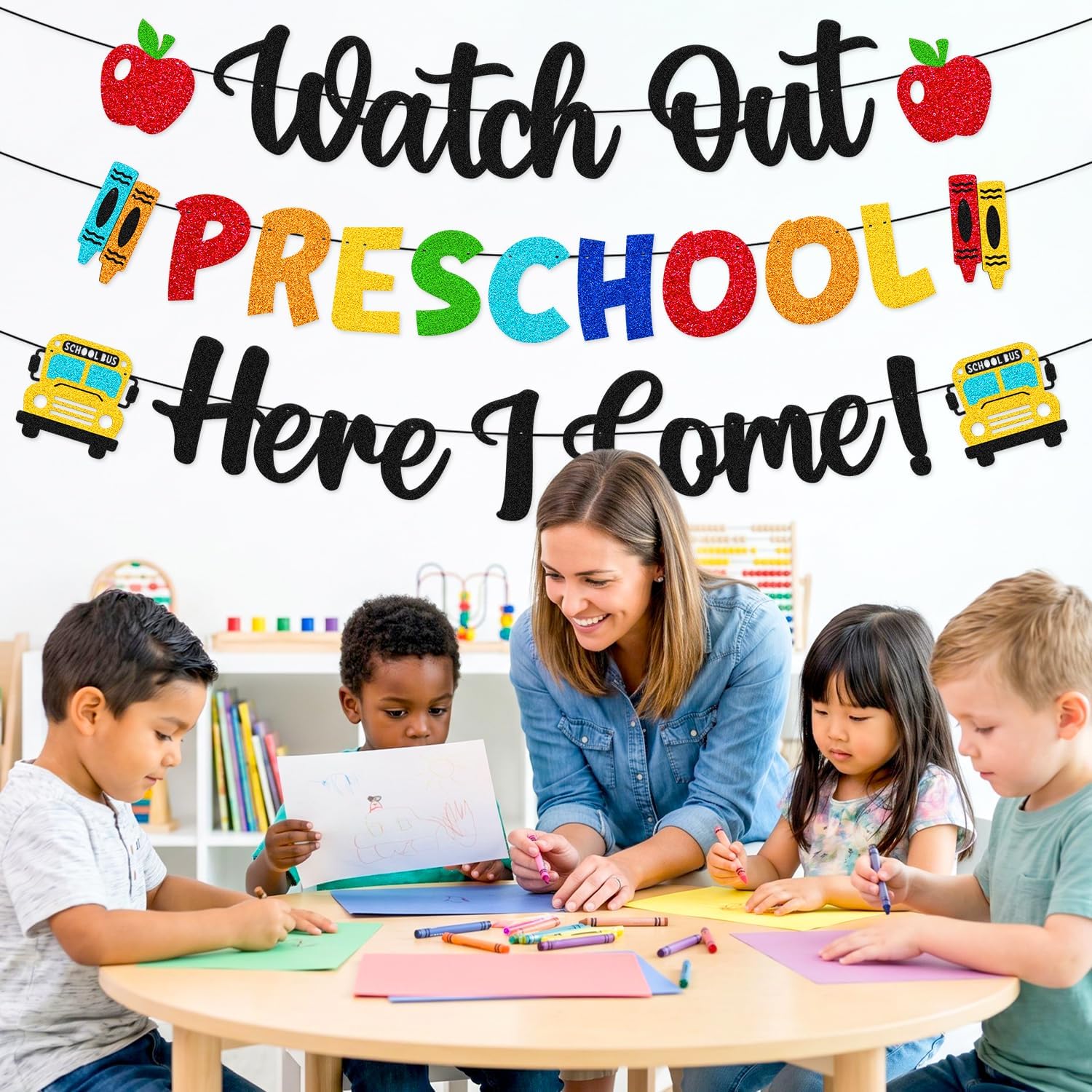 Welcome to Preschool Decoration Watch out Preschool Here I Come Banner