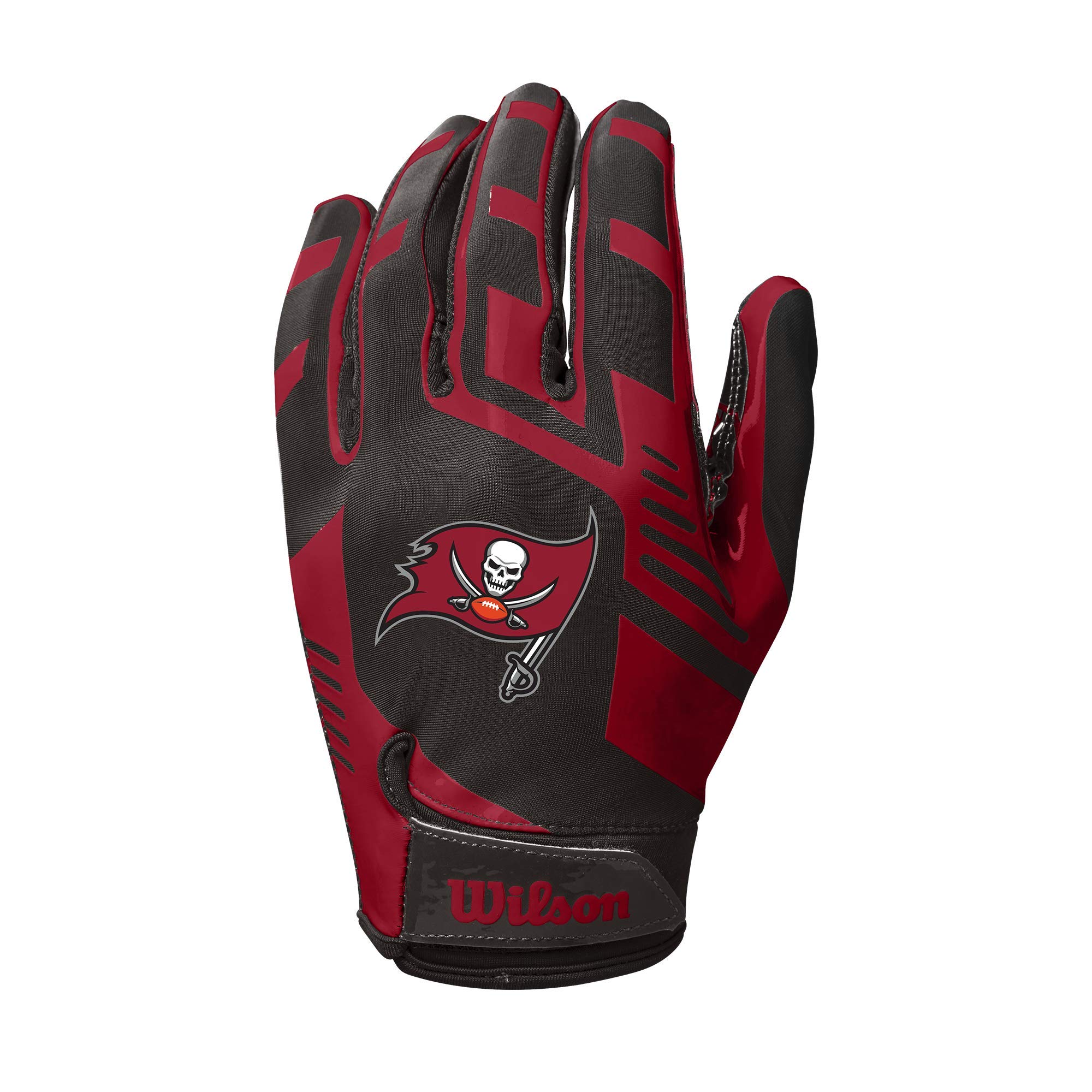 Wilson NFL Stretch Fit Football Gloves – Talla Juvenil y Adulta