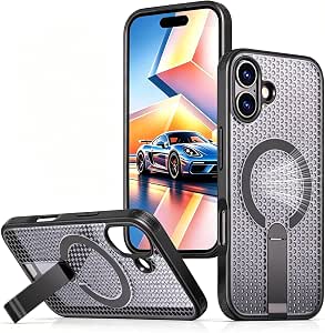 Phone Case for iPhone 17 & 18, Frosted Black