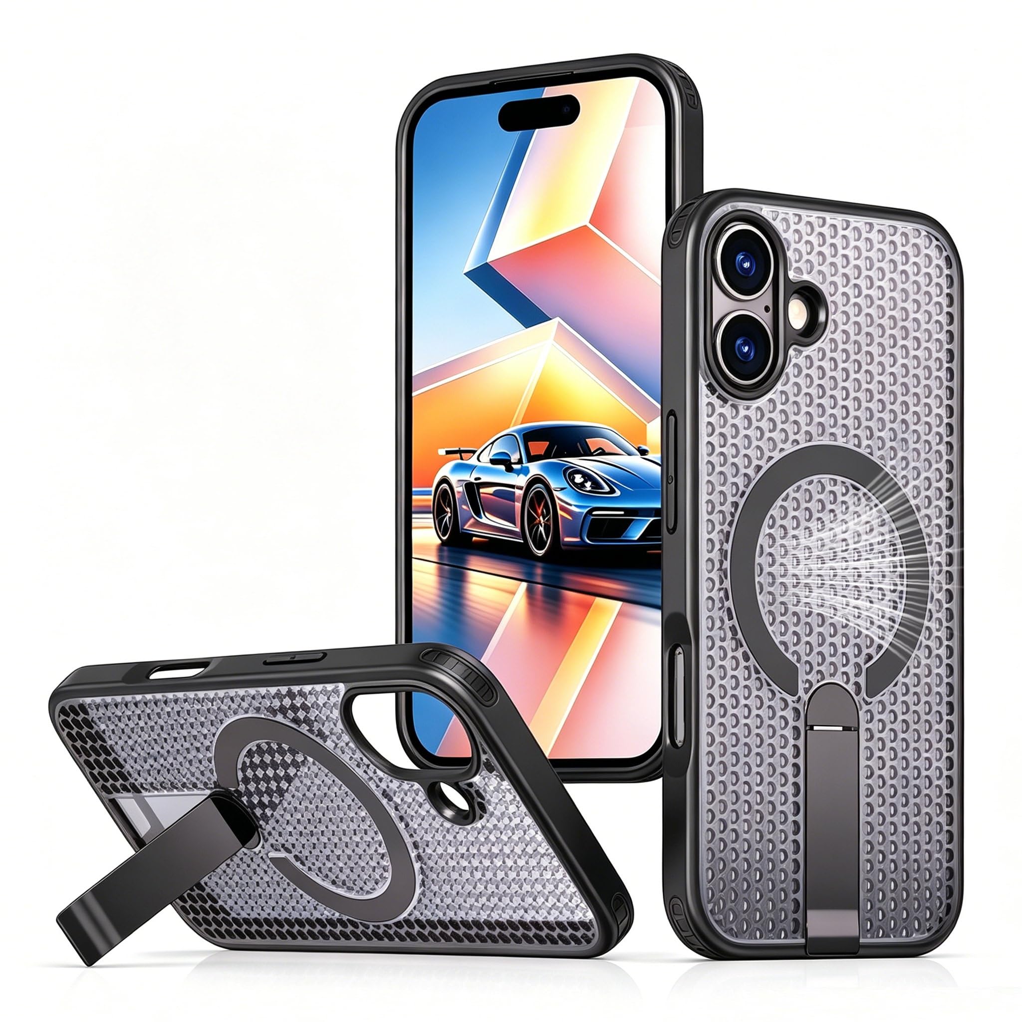 Phone Case for iPhone 17 & 18, Frosted Black