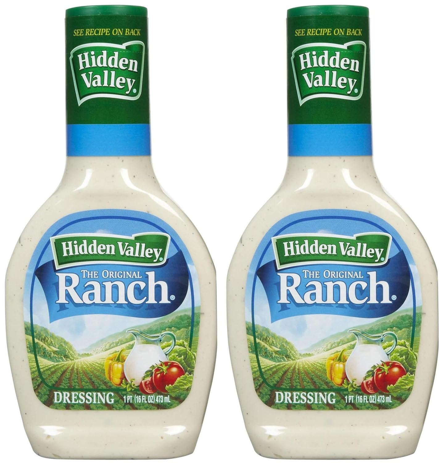Hidden Valley The Original Ranch Dressing, 16 oz, 2 pk : Grocery & Gourmet Food