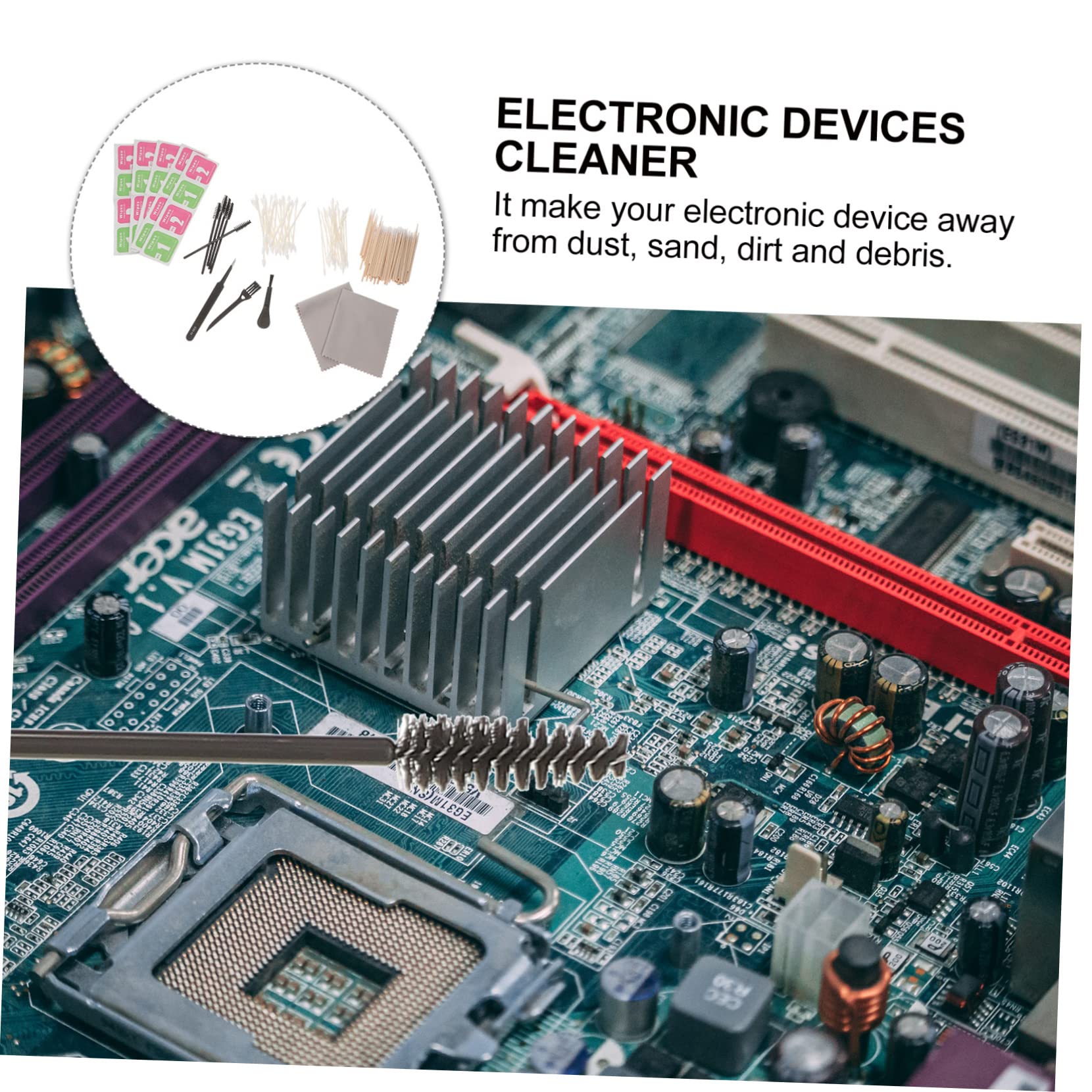 SEWACC Gentle Cleaning for Electronics 10-Piece Headphone Set Brush Kit for Earphones Headsets Keyboards and More Protect Your Devices