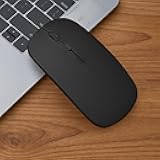 Wireless Mous - Bluetooth Silent Mouse with Colorful Box Packaging, Slim Mice for Laptop/PC/Tablet, Black