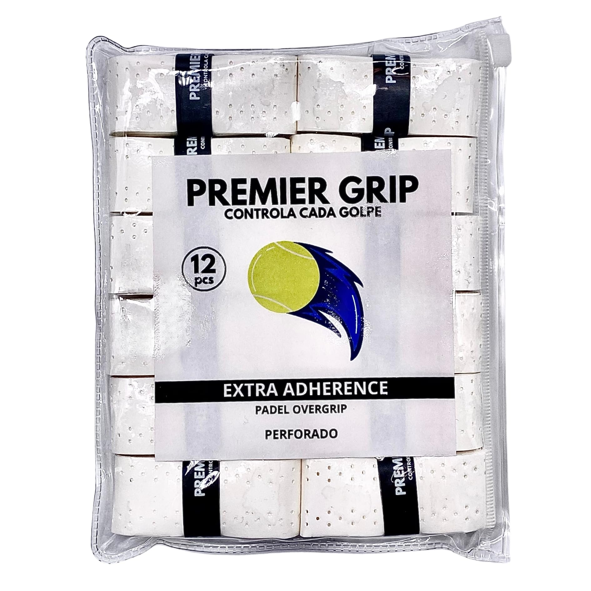Premier Grip® | Grip Padel Perforado | Overgrip Perforado |Paquetes 6/12/60 Unidades | Grip Raqueta | Máxima Absorción del Sudor | Grip Antideslizante | Accesorios Padel — view 10