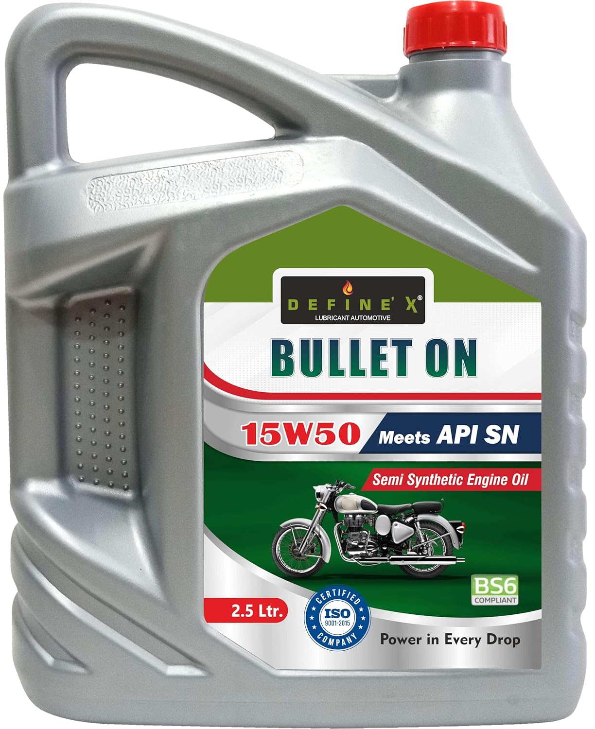 DEFINE'X Engine Oil for Royal Enfield Bullet 2.5L With Actibond